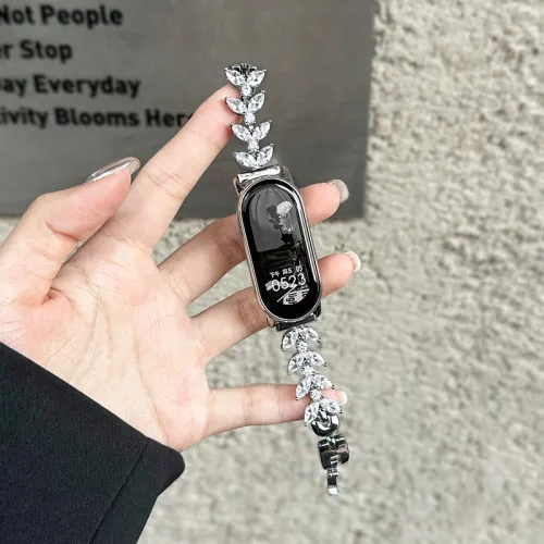 HAIAISO Ремень Xiaomi Красный Бежевый Совместимость Металл Кварц Материал