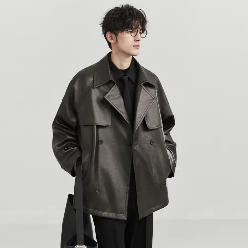 EARL JOEL Wasteland Brown Men's Trench
