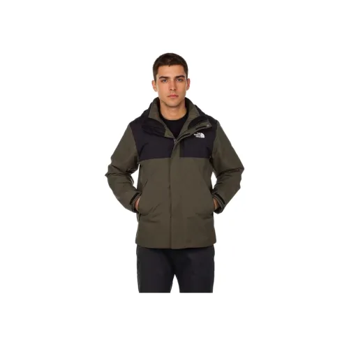 THE NORTH FACE Поход Водонепроницаемый и Теплый Ветровка Мужская Nouveau Серый Зеленый