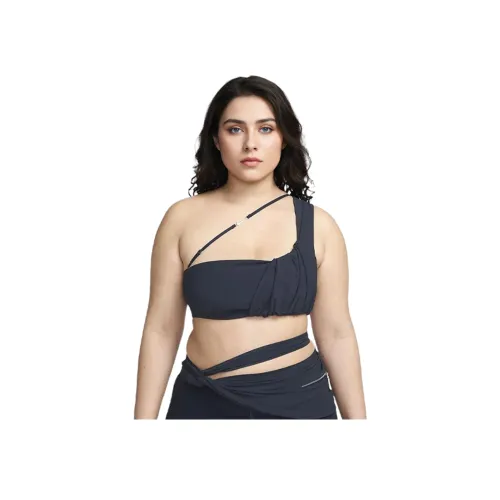 Nike x Jacquemus SS24 Топ на бретелях Азиатская версия Женские Темно-синий Черный