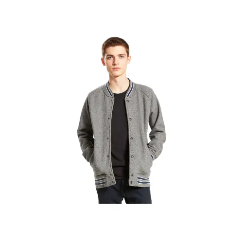 Levi's Бейсбольная куртка Мужская Серого цвета