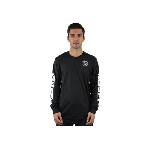 JORDAN PSG Черные Мужские T-рубашки
