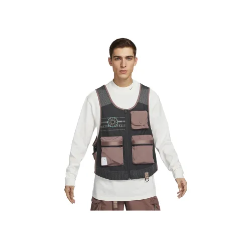 Nike NAI KE Series Sportswear Жилет Мужской Темный дымчатый серый