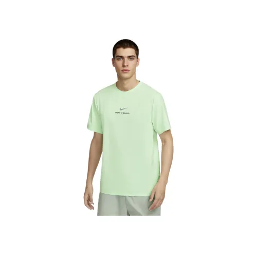 Nike Dri Fit Паровой Зеленый Мужские Футболки