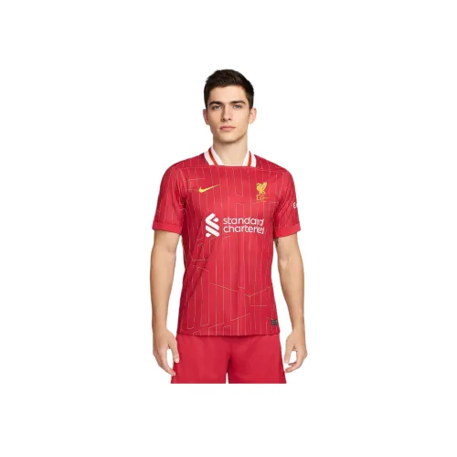 Nike SS24 T Рубашка Мужская Фитнес-Красный