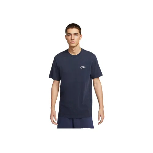 Nike Blue Men's T-Shirts Найк Синий Мужские Футболки