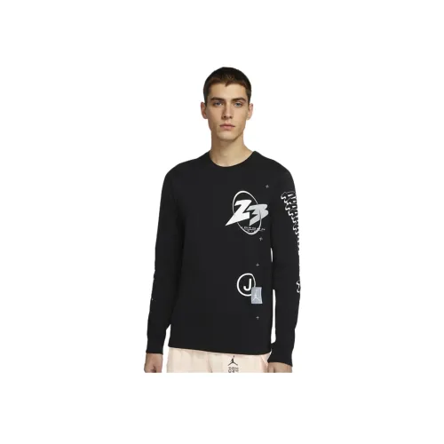 Jordan Air Черные Мужские T-Рубашки