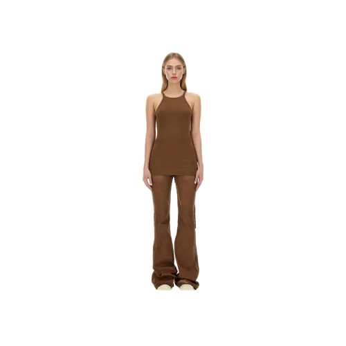 Rick Owens DRKSHDW SS24 Майка Женская Коричневая