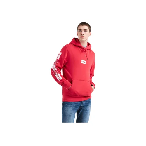 Levis Red Men's Sweatshirts Левис Красный Мужские Толстовки