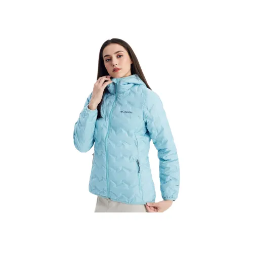 Columbia совместный бренд Omni термопуховик женский светло-синий