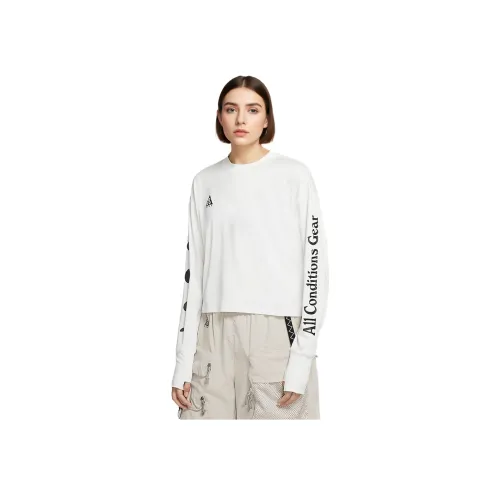 NIKE ACG Белый Женские Короткие Топы