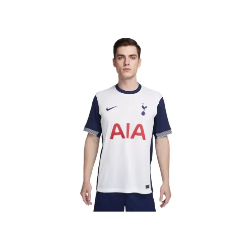 Nike Dri Fit Футбол Джерси Мужской Белый Синий