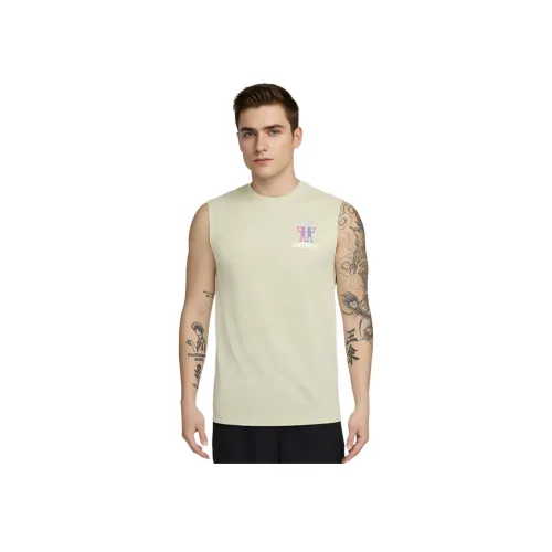 Nike T-Shirt Мужская Светло-Оливковая Зеленая Серый