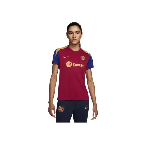Nike F.C. Barcelona Strike Футбол Джерси Женские Красные