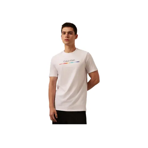 Calvin Klein Rainbow Series T-Shirt Мужская Moon White