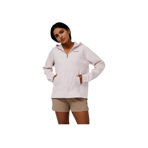 New Balance Achiever Tech Флис Куртка Куртки Пальто Женские Камень Пудра Цвет