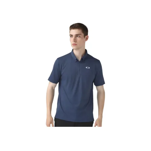 Oakley Поло Мужское Морской Синий
