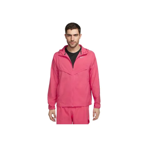 Nike Куртки и Пальто Мужской Розовый