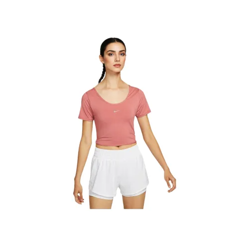 nike Обычная T-рубашка Женская Rock Powder Black