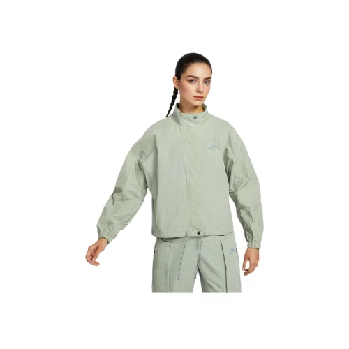 Nike Trail Куртки и Пальто Женские Horizon Зеленый Прибрежный Синий