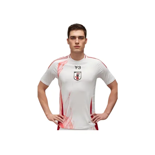 Y 3 x Y 3 X JFA Co Брендированная Серия Футбол Джерси Мужской Белый
