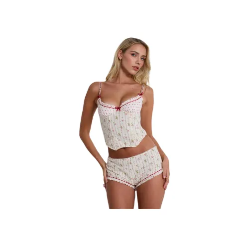 Jaded London Maria Рюш КОРСЕТ Топ Топ на бретелях Женские MULTI Многоцветный