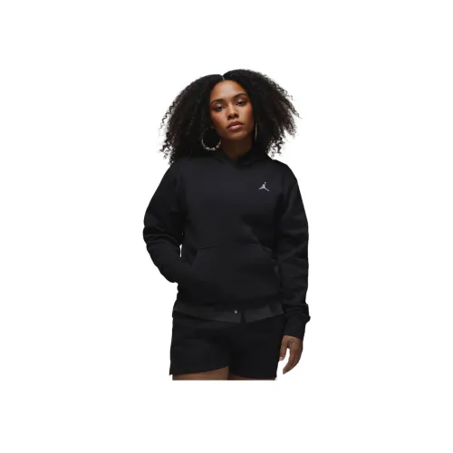 Jordan Brooklyn Pullover Hoodie Unisex Black Джордан Бруклин Пуловер Худи Унисекс Черный