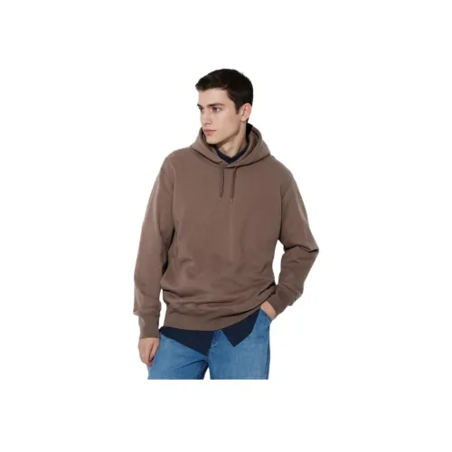 UNIQLO Толстовка Мужская Каштанового цвета
