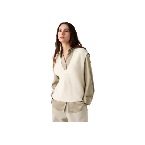 UNIQLO Сливочный Женские Майки