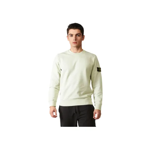 STONE ISLAND Толстовка Мужская Светло-Зеленая