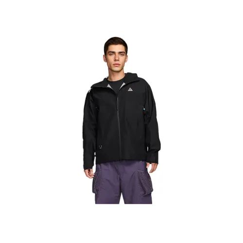 Nike ACG STORM Форма ADV Gore TEX Misery Ridge Куртки Пальто Унисекс Черный Гора PEAK Белый