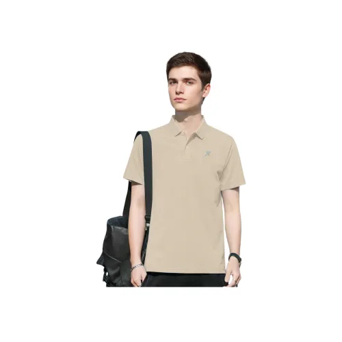 XTEP Поло Мужское Корица Серый