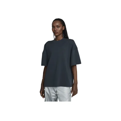 Nike x Jacquemus Короткий рукав T-рубашка T-рубашка Унисекс Обсидиан