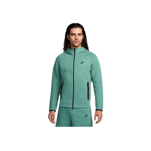 nike Sportswear Tech Fleece WINDRUNNER Толстовка Мужская Зеленая