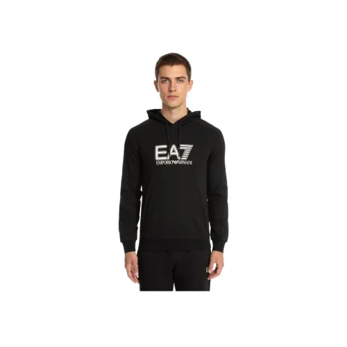 EMPORIO ARMANI EA7 Свитшот Мужской Черный
