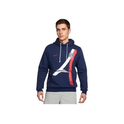 nike Стандарт ISSUE DRI FIT Paris Saint Germain Свитшот Мужской Midnight Marine Blue