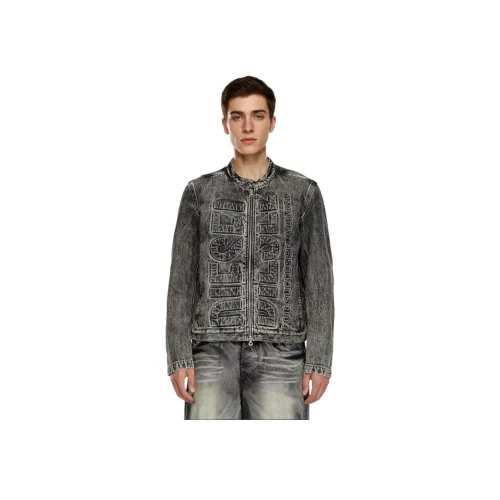 DIESEL FW24 Куртки и Пальто Мужской Серый