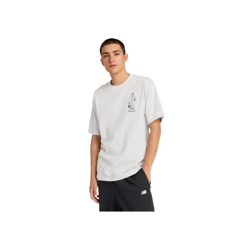 New Balance совместная футболка T Мужская Пепельно-Розовый