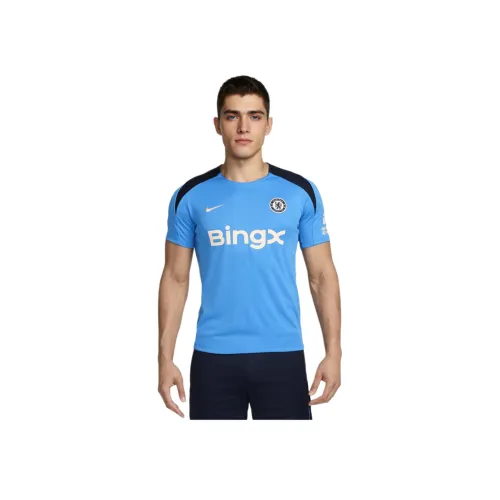 Nike Chelsea FCDri Форма T Рубашка Мужская Светло-Синяя