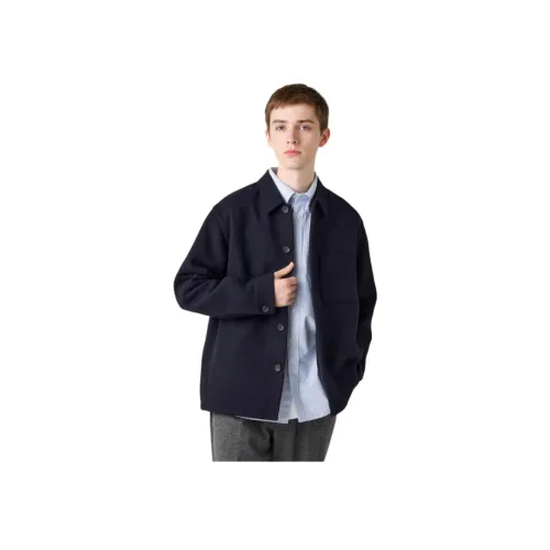 UNIQLO Куртки и Пальто Унисекс Темно-синий