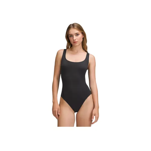 lululemon Square Neck Без рукавов Ван-Пис Купальник Женские