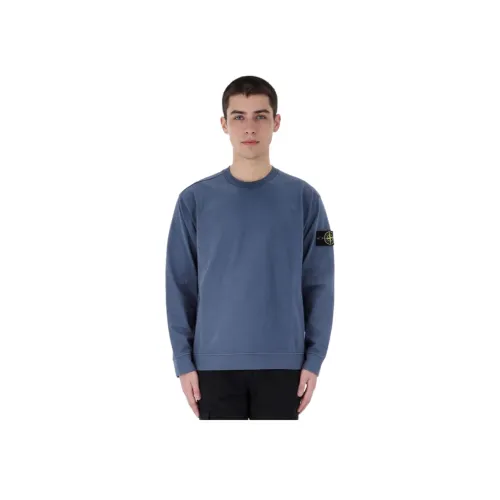 STONE ISLAND Толстовка Мужская Синяя