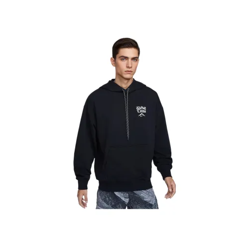 Nike Dri Fit Trail Толстовка Мужской Черный Гора PEAK Белый