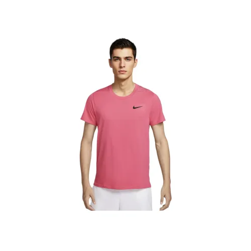 Nike Court SlamDri Форма FW24 Теннис Топ Мужской Астра Розовый