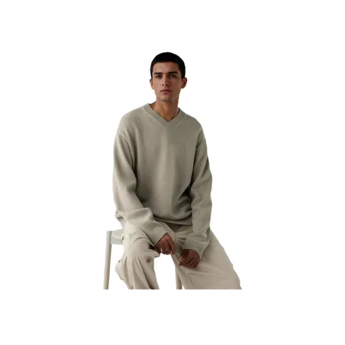 UNIQLO C Collection Clare Waight Keller Коллаборация Свитер Унисекс Бежевый