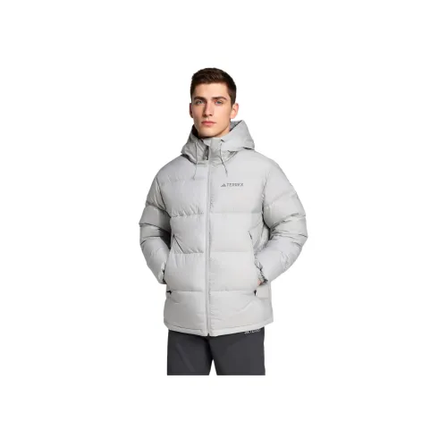 Adidas AW24 Down Jacket Men's Pure Quality Gray Adidas AW24 Пуховик Мужской Pure Quality Серый