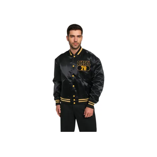 DIESEL SS24 Хлопковый пуховик Мужской Черный