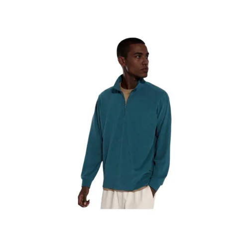 UNIQLO Толстовка Унисекс Бирюзовый