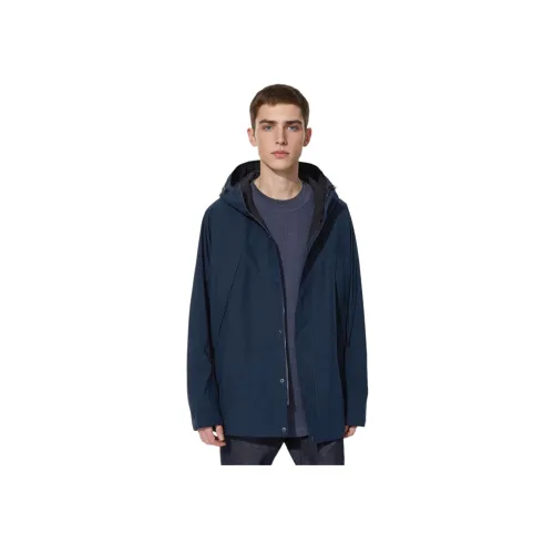 UNIQLO Куртки и Пальто Мужской Темно-Синий