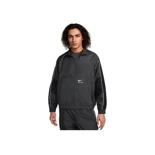 nike Airwoven Tracksuit Куртки и Пальто Мужской Темный дымчатый серый